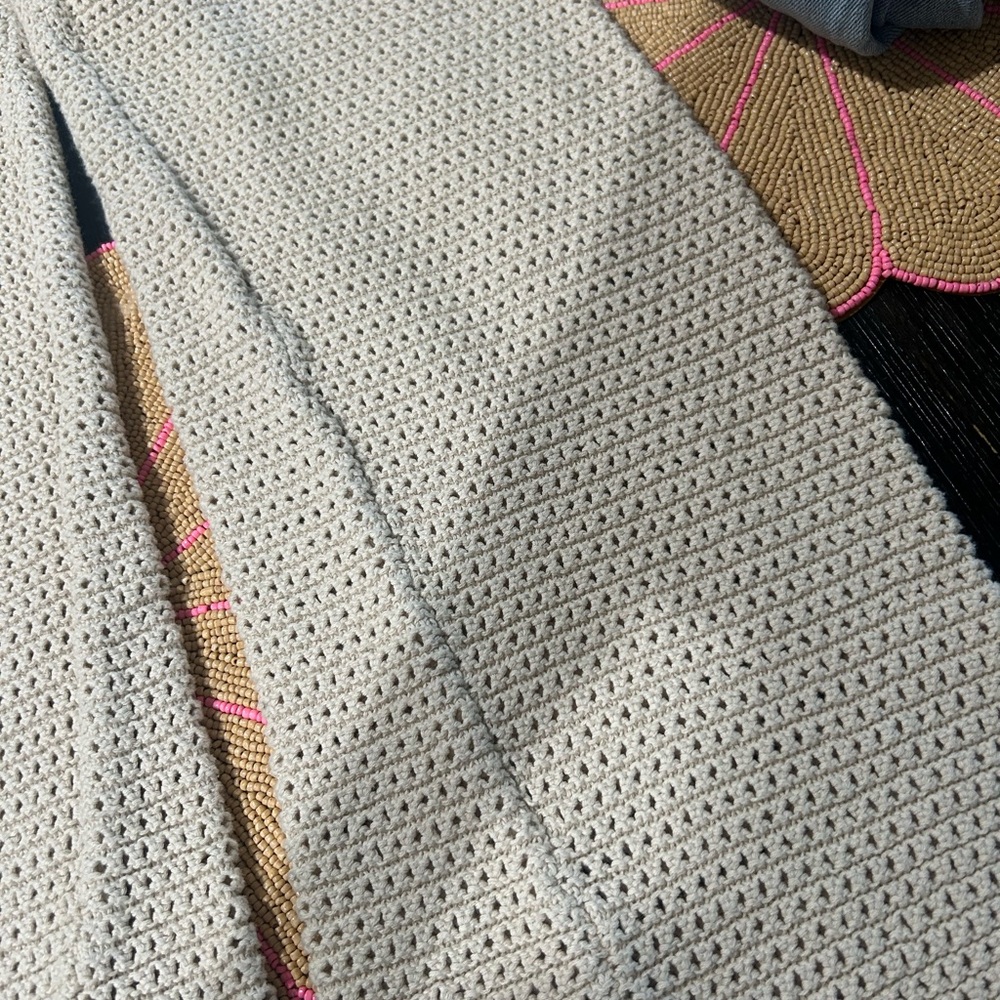 Sincerely Jules Cream Crochet Swim Coverup Pants - Picture 3 of 5